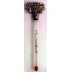 Wine thermometer with grape decor