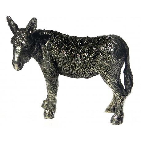 Pewter miniature donkey