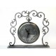 Pewter clock support