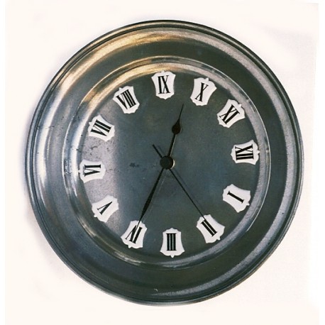 Pewter clock