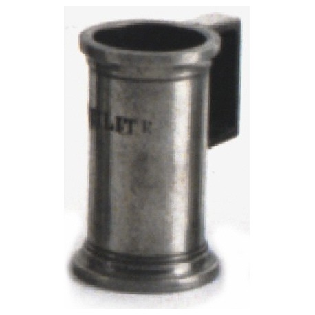 Pewter normalised measuring jug "Deciliter"