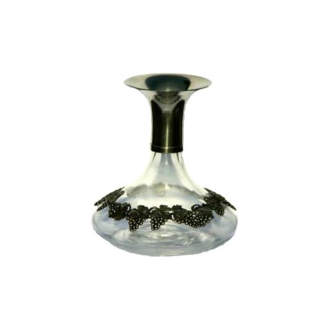 Decanter with grape garland
