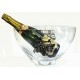 Champagne bucket with grape decor