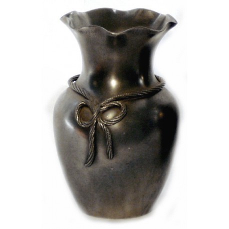 Vase décor noeud grand modèle