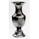 Plain pewter vase