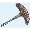 Cork screw with leaf decor