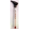 Wine thermometer with bottle decor