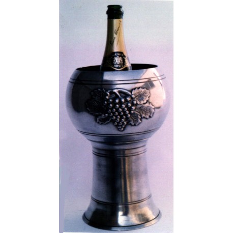 Champagne bucket with grape decor