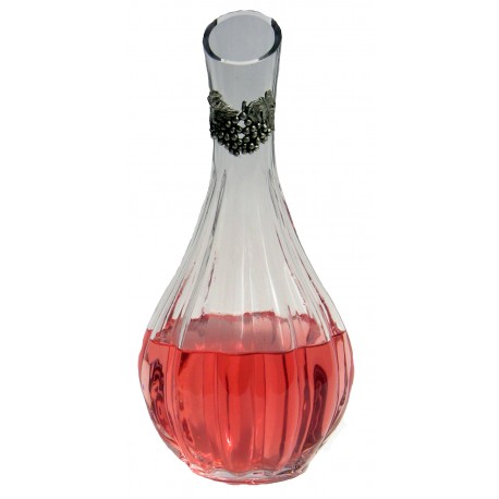 Carafe avec décor raisin