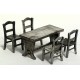 Table miniature + 4 chaises