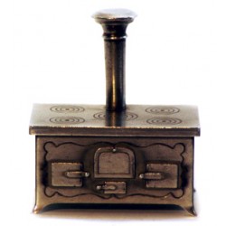 Miniature wood burning stove