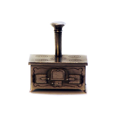 Miniature wood burning stove