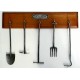 Set of miniature gardening tools