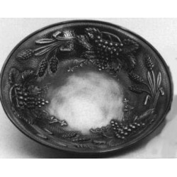 Small bowl with grape decor