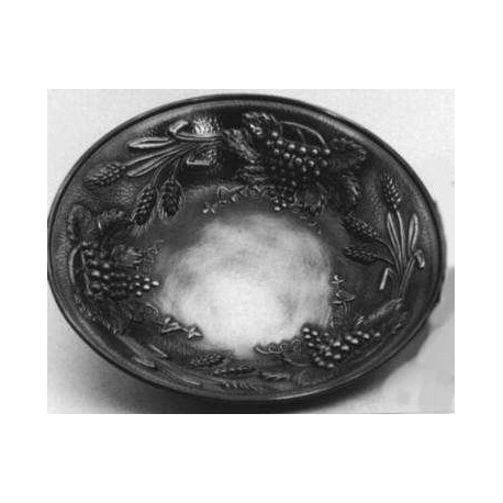 Small bowl with grape decor