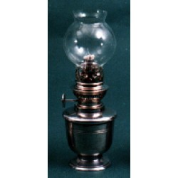 Pewter oil lamp