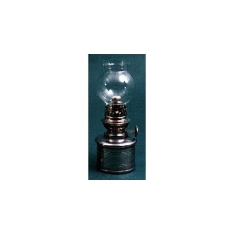 Pewter oil lamp