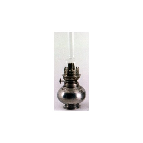 Pewter oil lamp