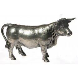 Pewter miniature cow