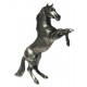 Pewter miniature rearing horse