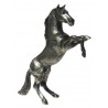Pewter miniature rearing horse