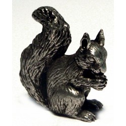 Pewter miniature squirrel