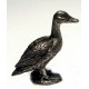 Pewter miniature duck