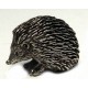 Pewter miniature hedgehog