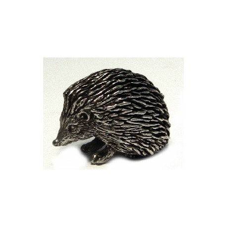 Pewter miniature hedgehog