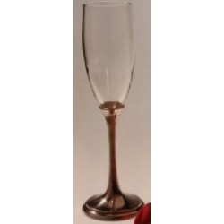 Flûte à champagne avec pied