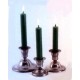 Pewter candle holder