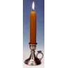 Pewter candle holder