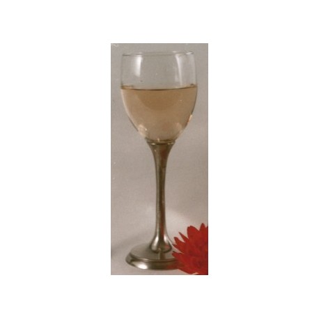 Verre à vin blanc avec pied