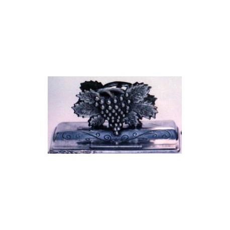 Pewter grape letter and pencil rack