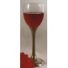 Verre à vin rouge avec pied