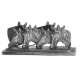 Pewter horse letter rack