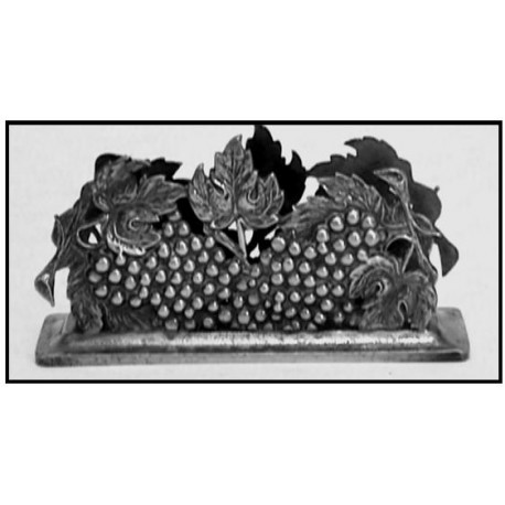 Pewter grape letter rack