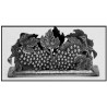 Pewter grape letter rack