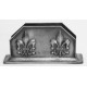 Pewter fleur-de-lis letter rack