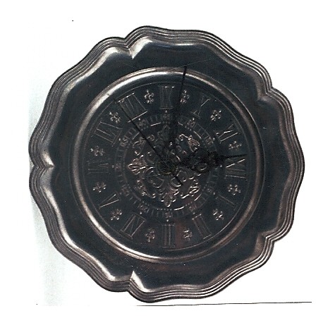 Pewter clock