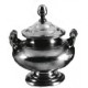 Pewter soup tureen