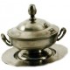 Pewter soup tureen