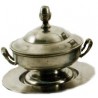 Pewter soup tureen