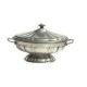 Pewter oval soup tureen