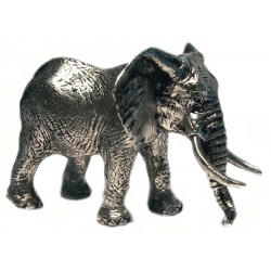 Pewter miniature elephant