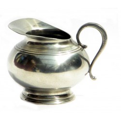 Pewter cream jug