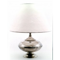 Pewter electric lamp