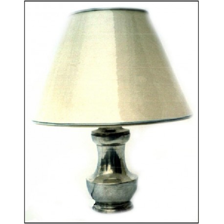 Pewter electric lamp