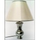 Pewter electric lamp