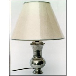 Pewter electric lamp